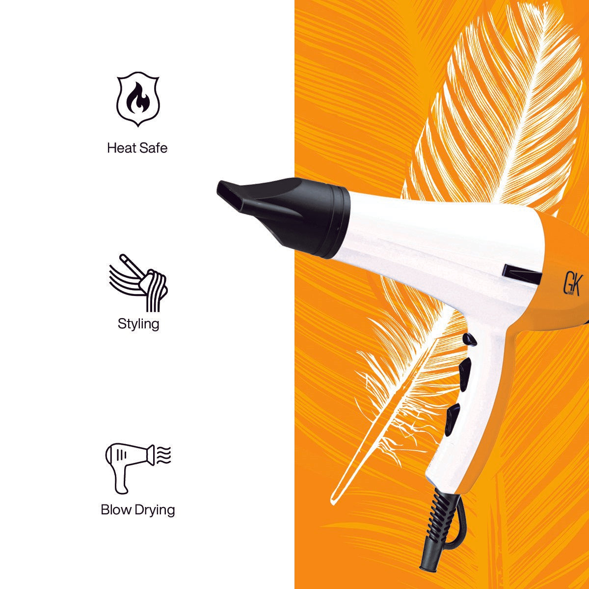 GKhair Feather Light Blow Dryer